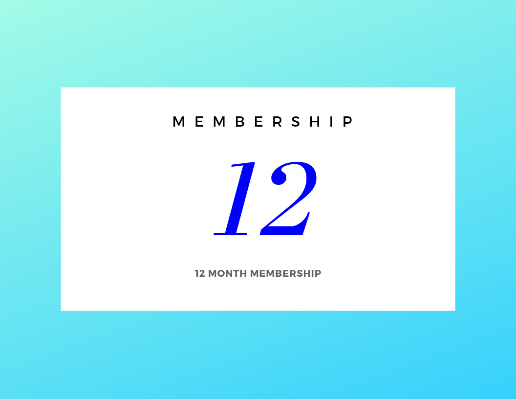 12 Month Membership