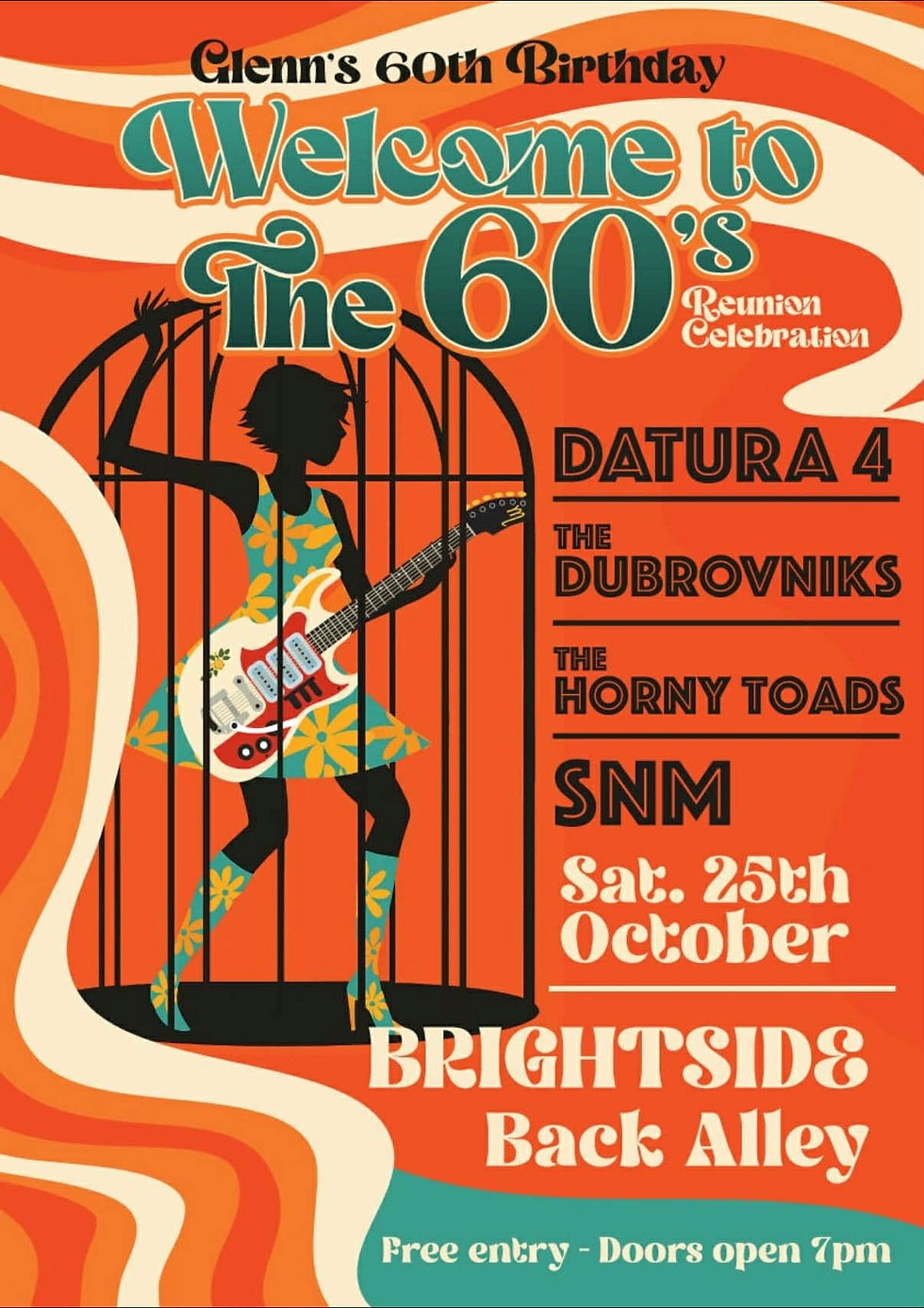 Welcome to the '60s! Datura4 + The Dubrovniks + The Horny Toads