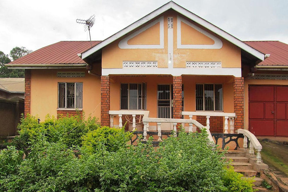 Our first (rented) house in Kampala, 2012