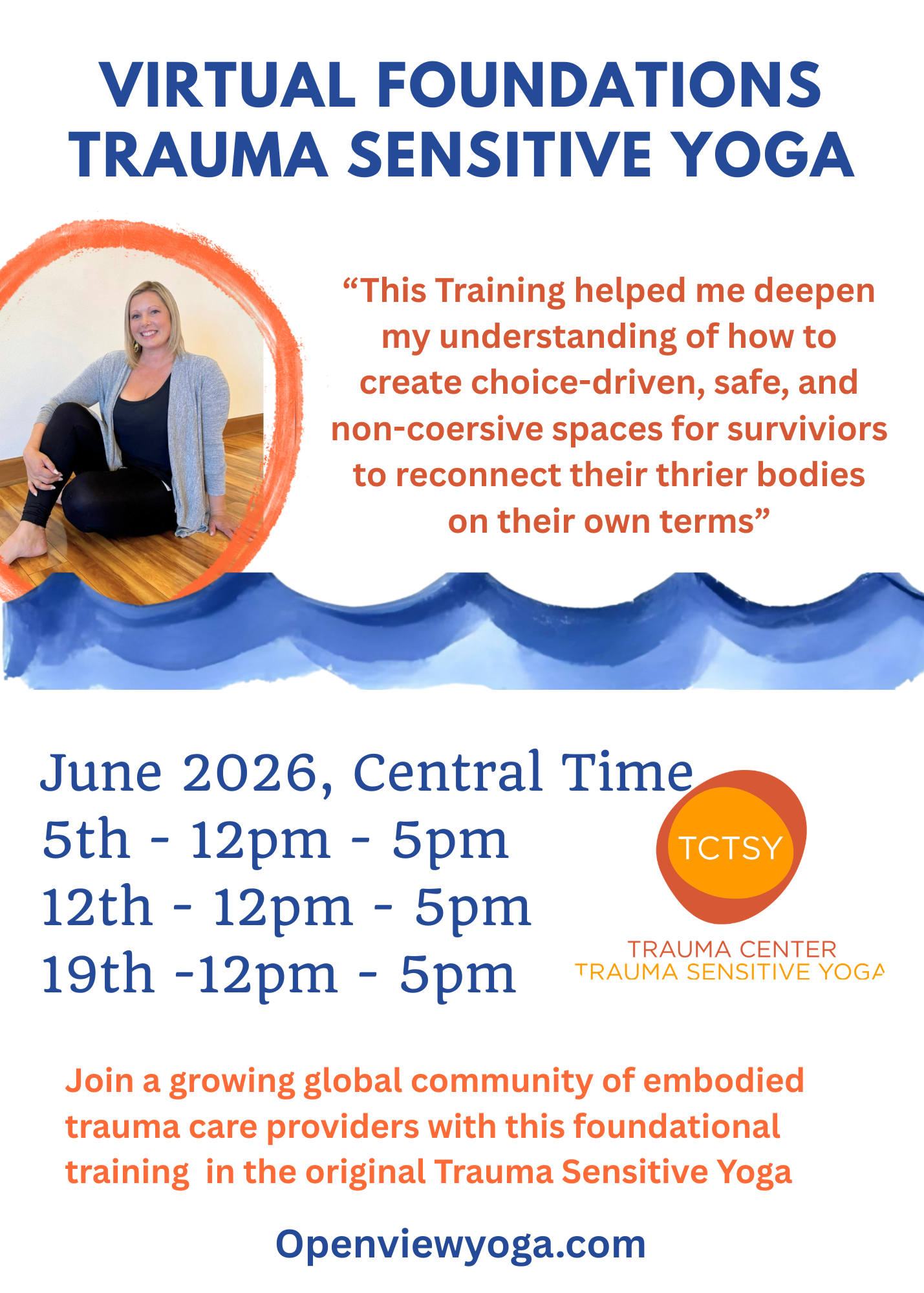 Trauma Sensitive Yoga Foundations Training - June
