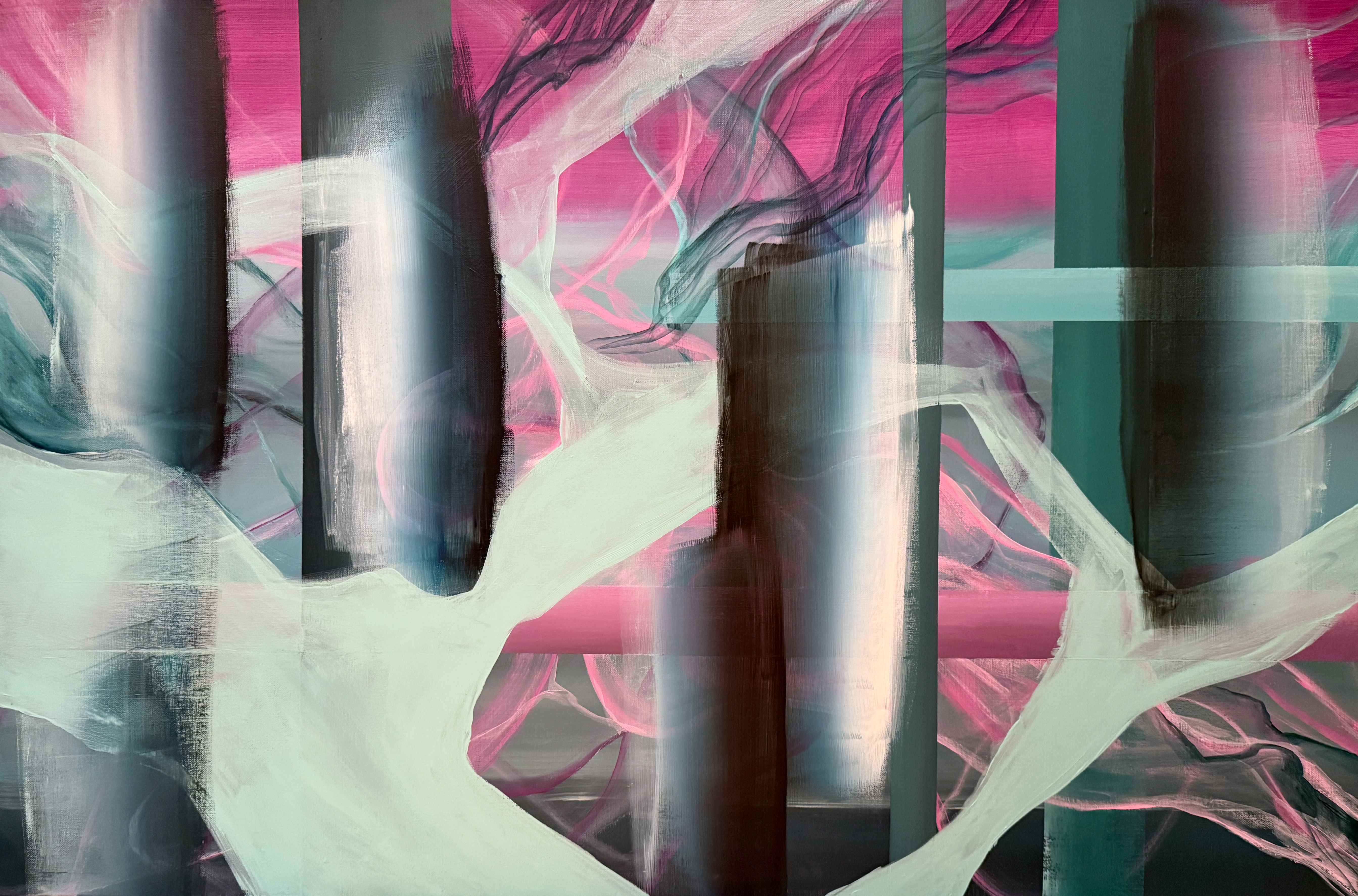 Brigitte Puschmann NL Stripes 25-44195 zeitgenössische Kunst