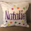Thumbnail: Personalized Sequin square pillow 2sided