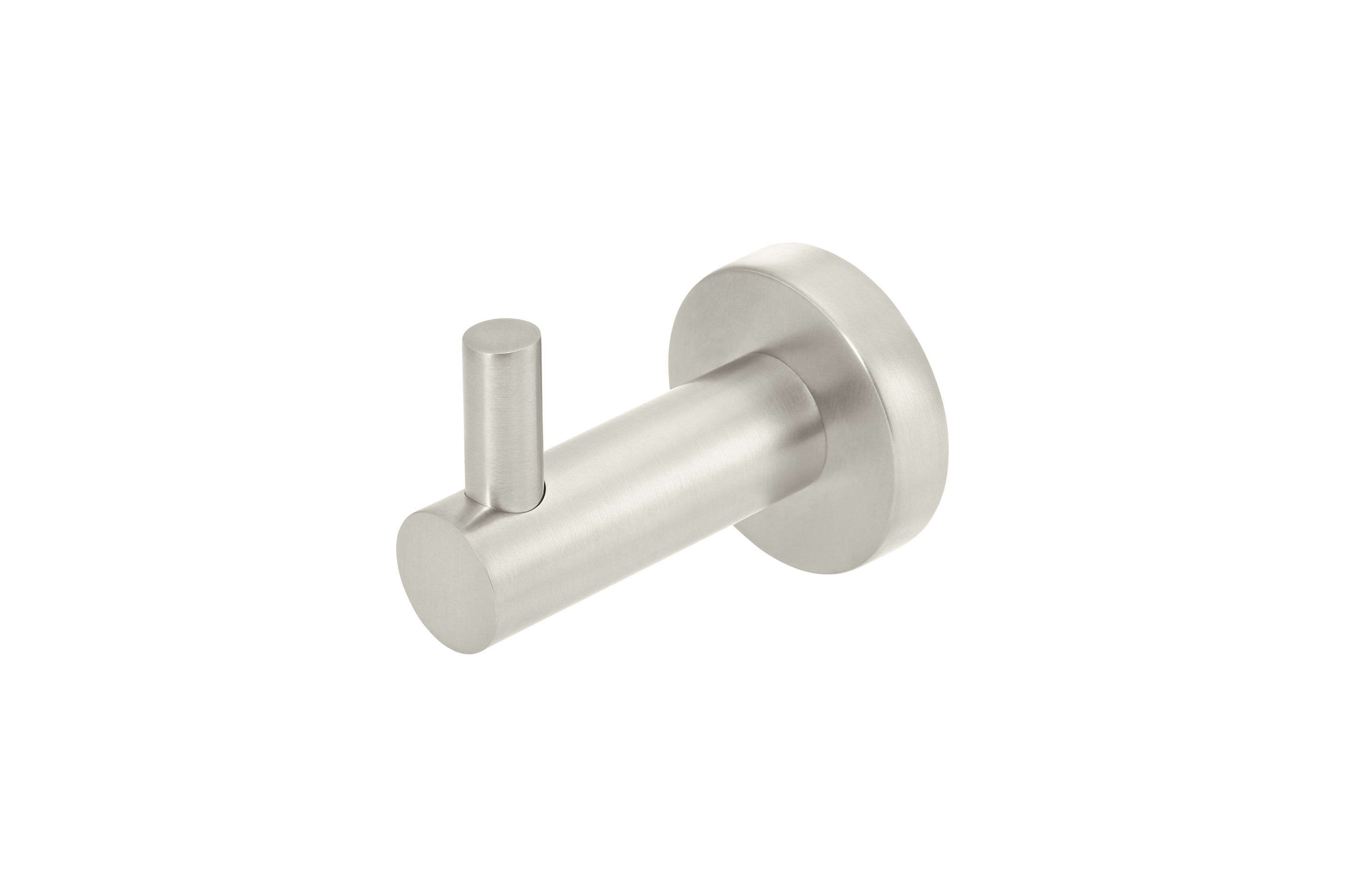Round Robe Hook - PVD Brushed Nickel