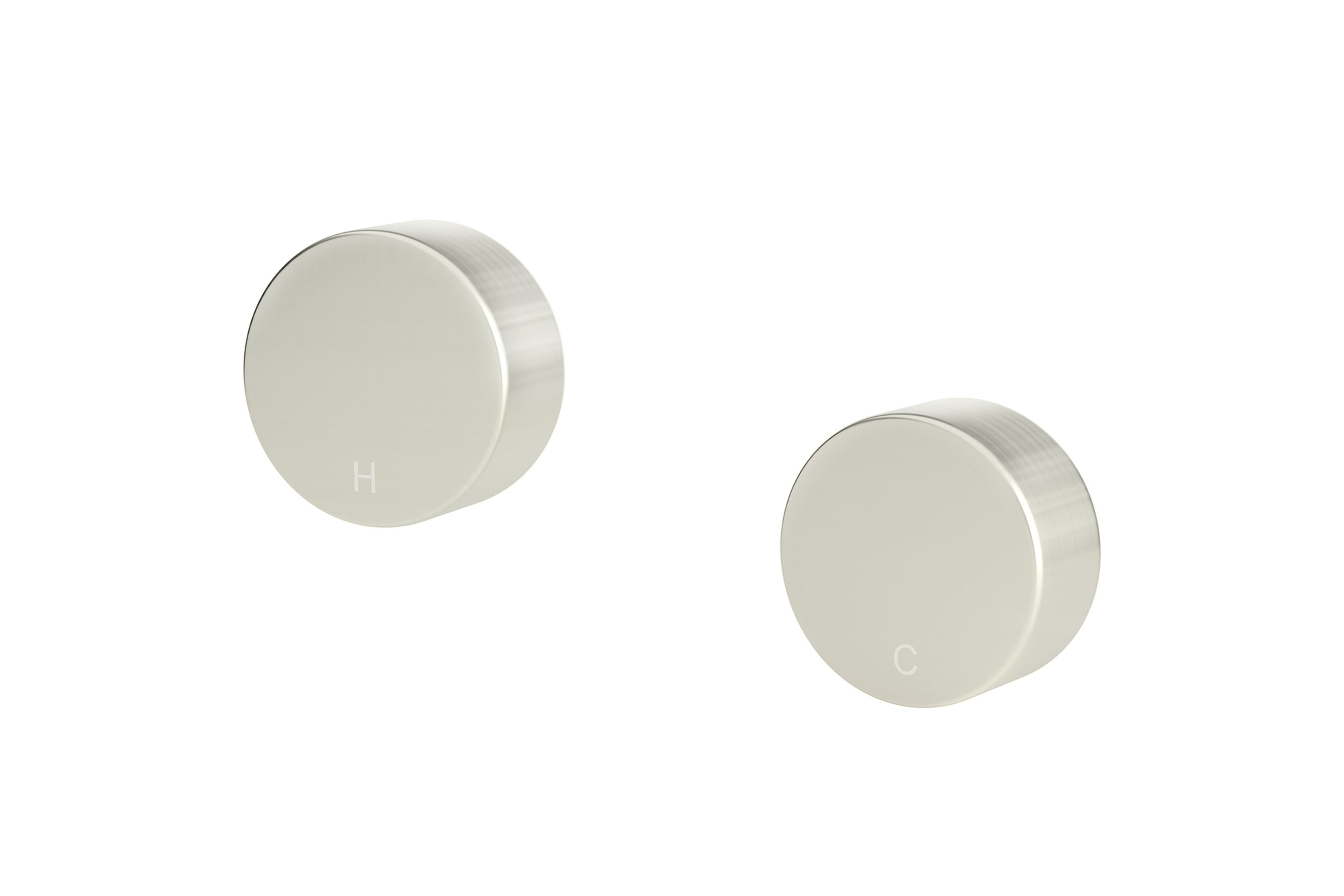 Circular Wall Taps - PVDBN Brushed Nickel