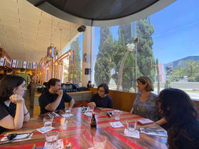 FemSMed team out to lunch with Prof. Federica Francesconi (SUNY)