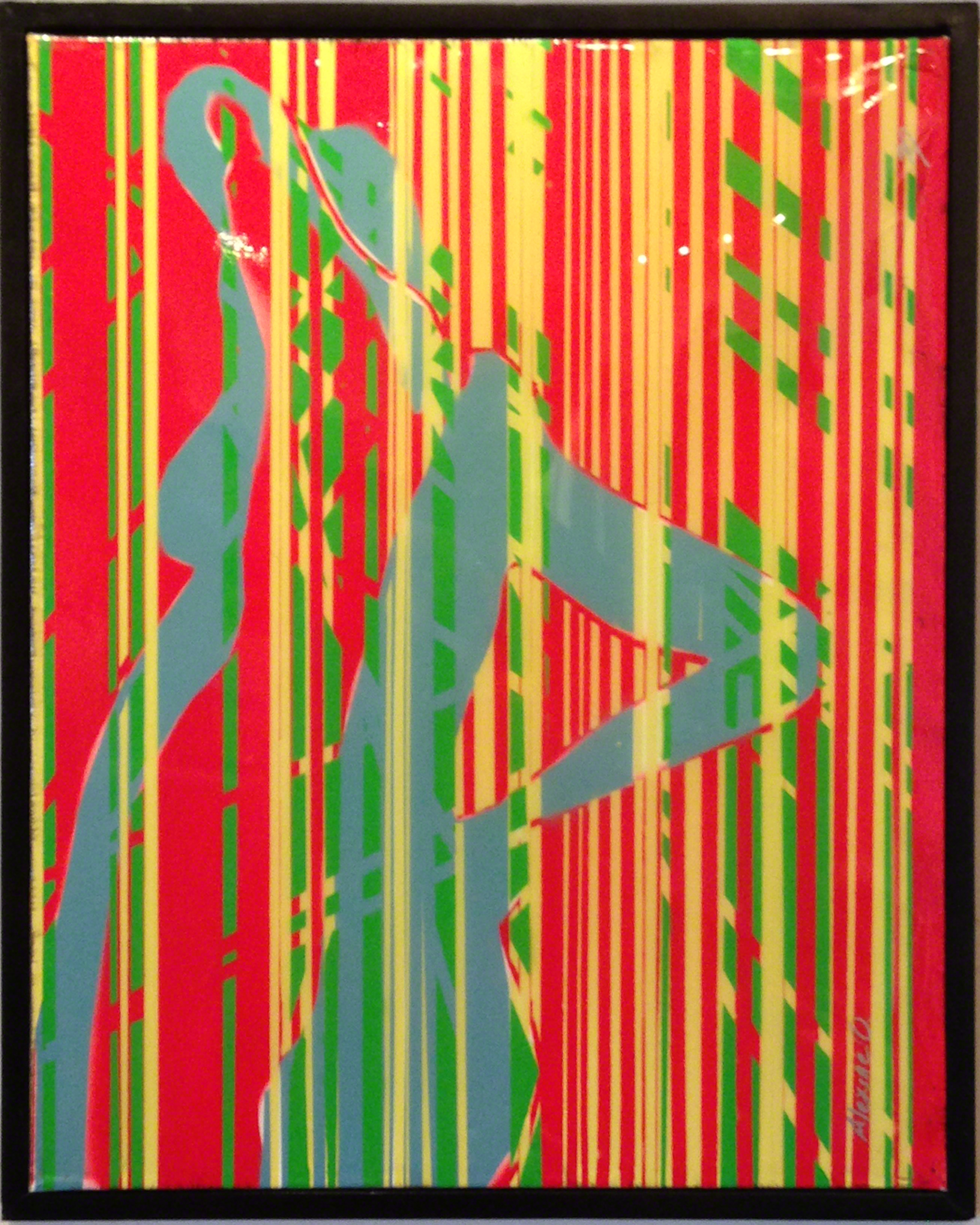 Woman Behind the Blinds