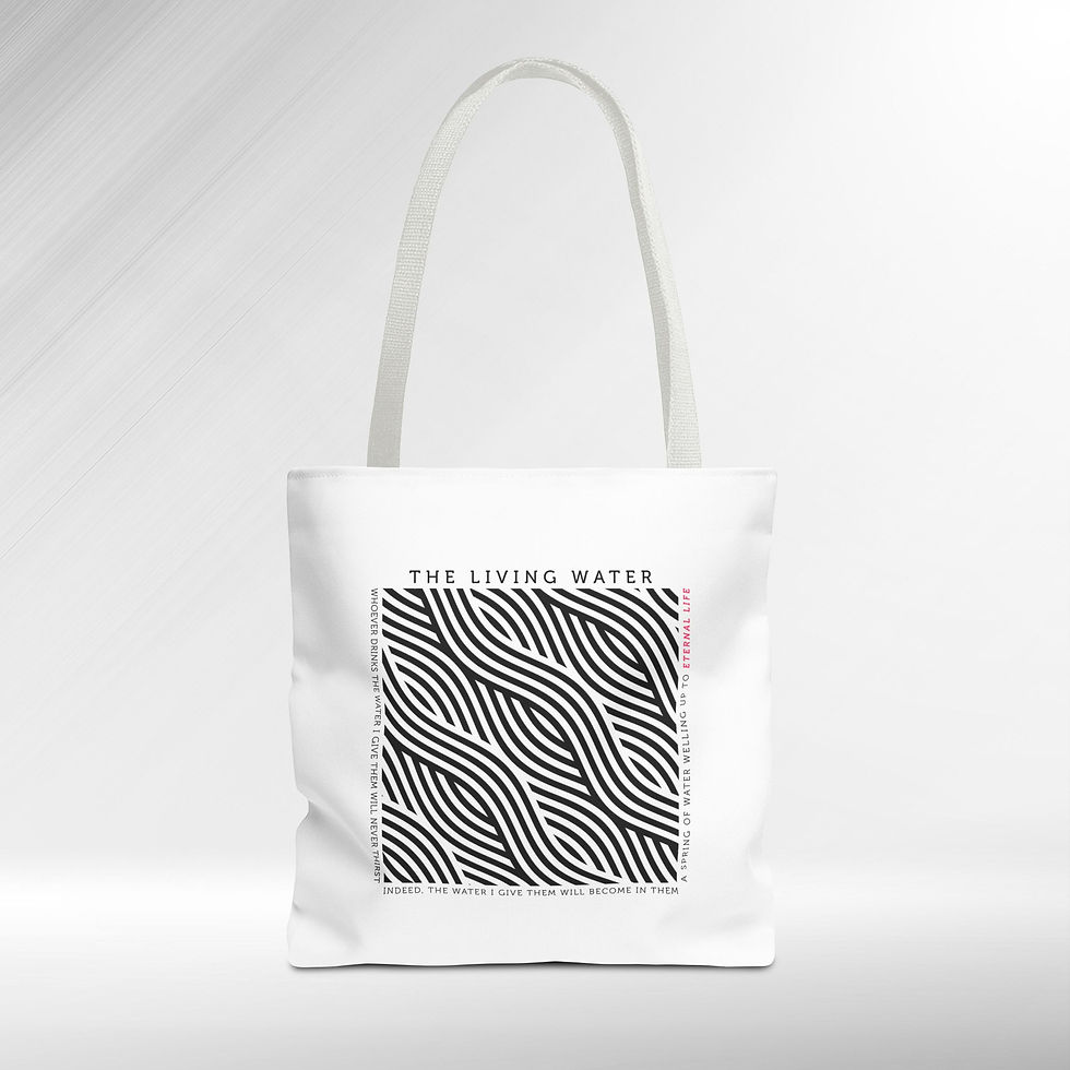 Thumbnail: The Living Water I. Simply Design Series – Tote Bag (AOP)