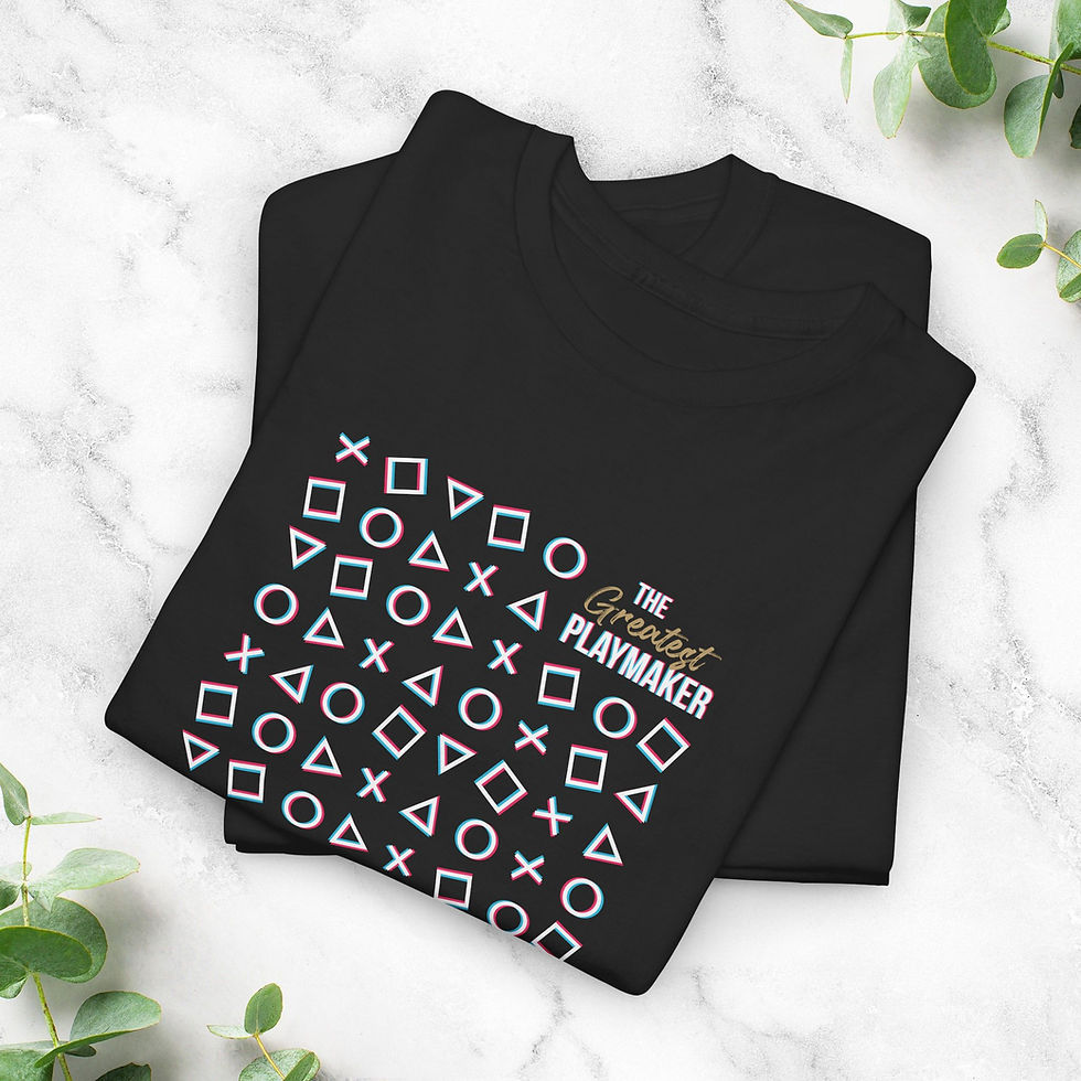 Thumbnail: God is The Greatest Playmaker! Simply Design Series – Unisex Cotton Tee (Dark)