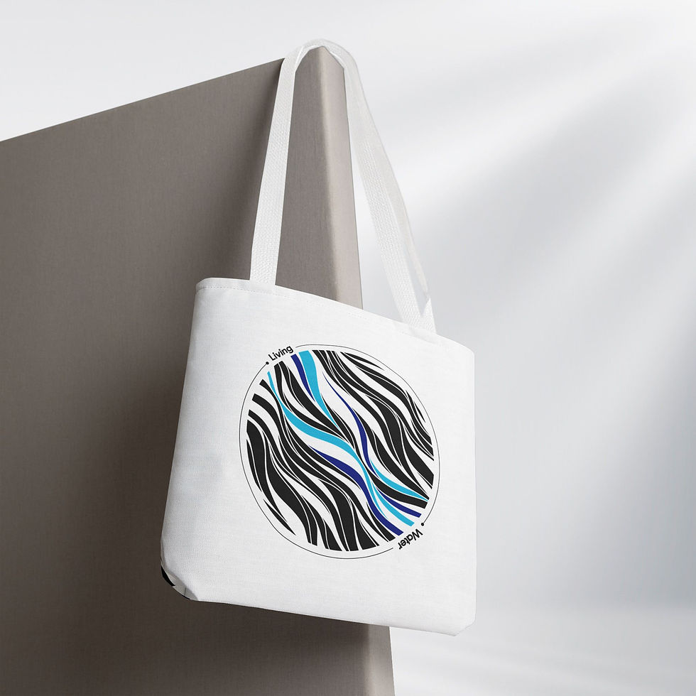 Thumbnail: The Living Water II. Simply Design Series – Tote Bag (AOP)