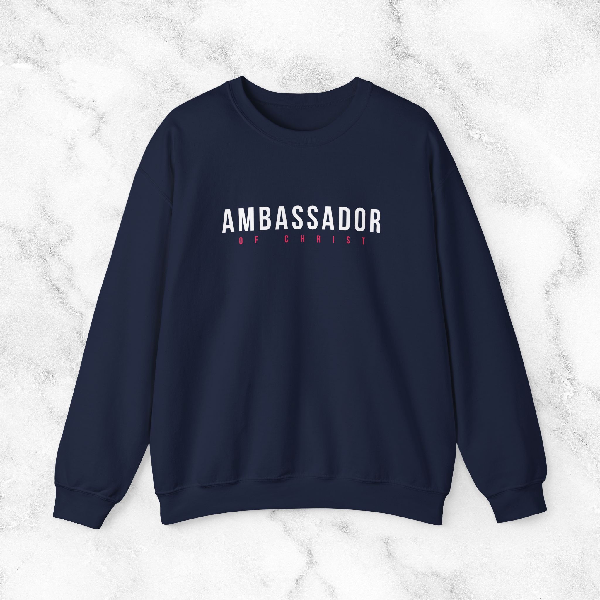 Be a Ambassador of Christ! Fun Series – Unisex Crewneck Sweatshirt (Dark)