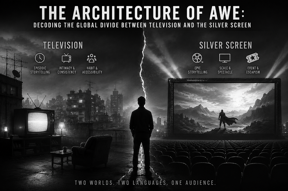 The Architecture of Awe: Decoding the Global Divide Between Television and the Silver Screen