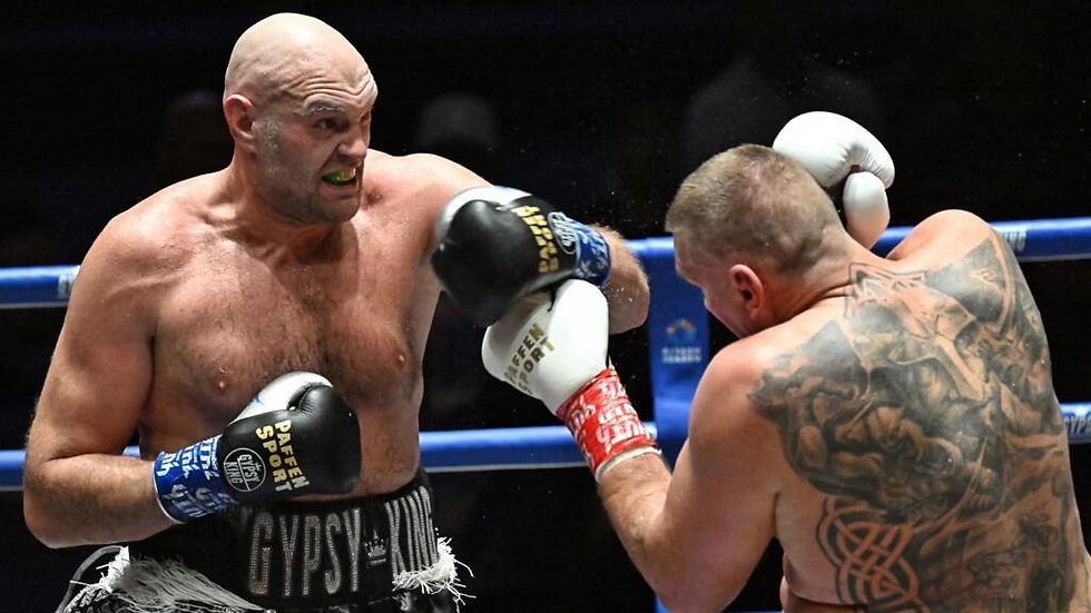 Tyson Fury Stops Mariusz Wach in Exhibition Bout Ahead of Joshua Clash