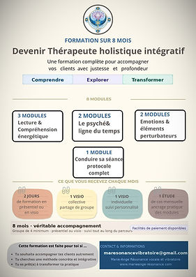 formation praticien holistique intégratif