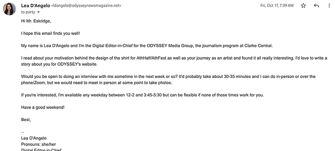 Eskridge interview request.png