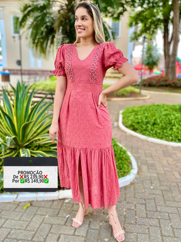 Vestido Laise de Algodão Luciana Rodrigues