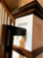 White Oak Staircase Handrail Stained Dark Walnut