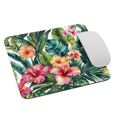 Side angle of the mouse pad showing its soft surface and rounded corners.