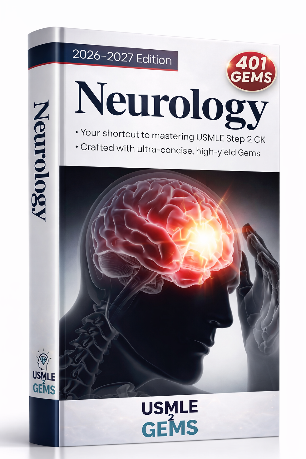 Thumbnail: Updated USMLE Step 2 CK Neurology high-yield study notes with recent changes