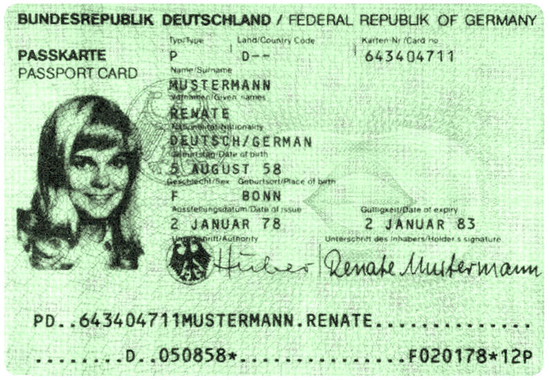 Personalausweis 12.8.