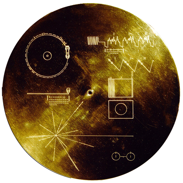 Voyager 2 Schallplatte by NASA