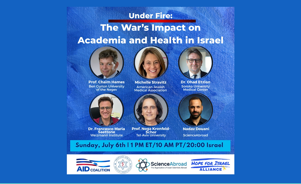 Under Fire: The War’s Impact on Academia and Health in Israel