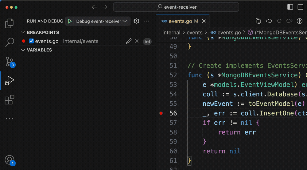 breakpoint jumping in ide