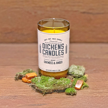 Oakmoss & Amber - 7.5oz Amber Candle