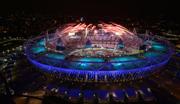 I'm at the Olympic Games' Ceremony