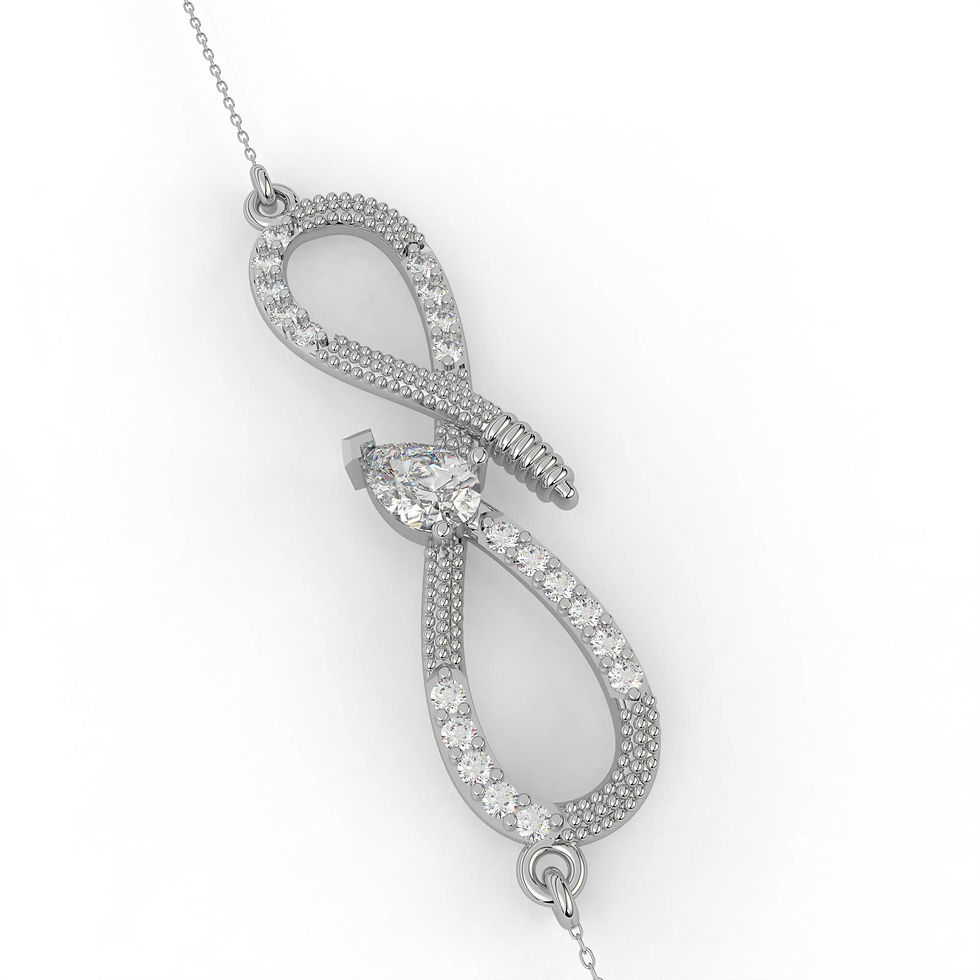 Thumbnail: Relik 'Serpent Sparkle' Moissanite Bracelet