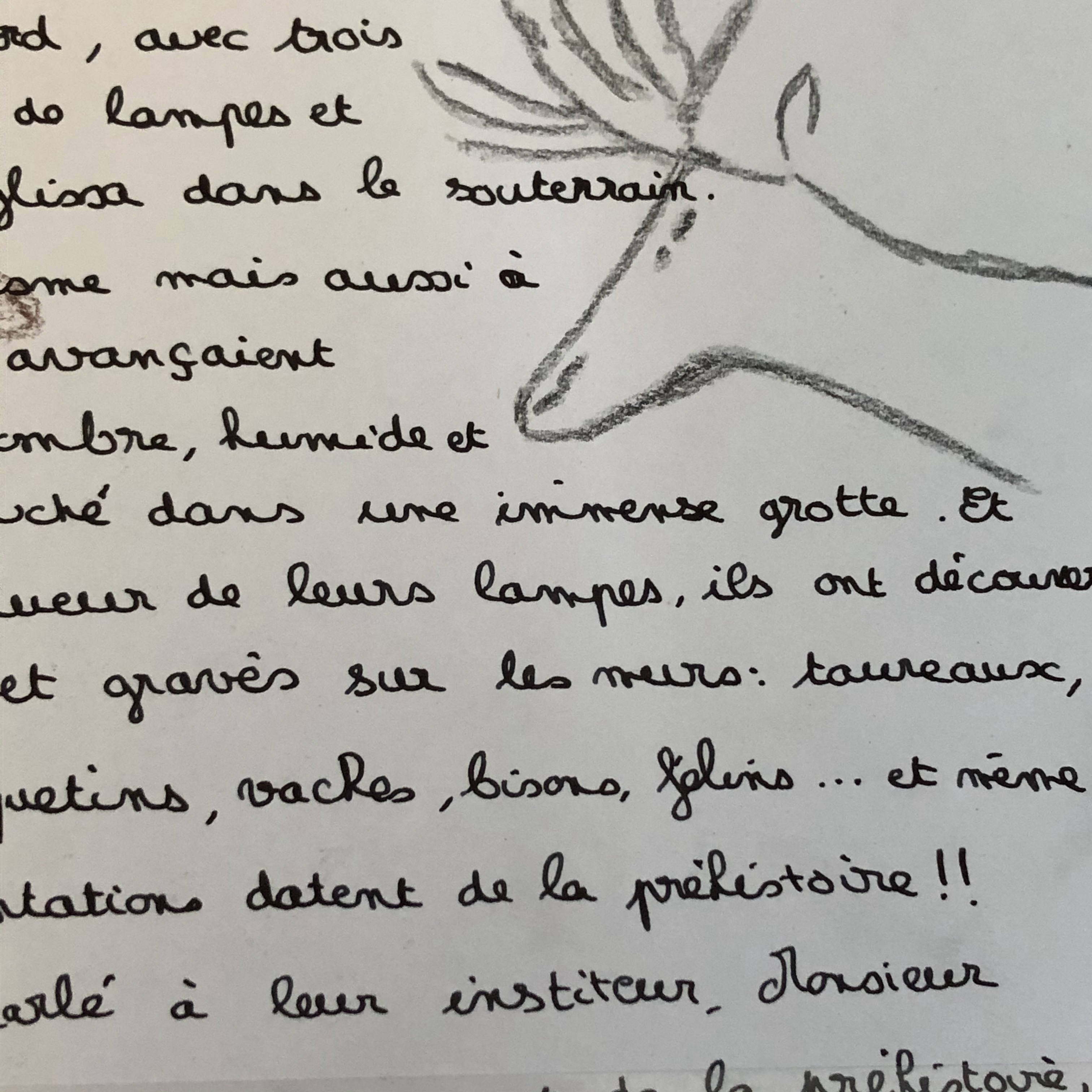 Lascaux . Lettre de Charlotte 1.1