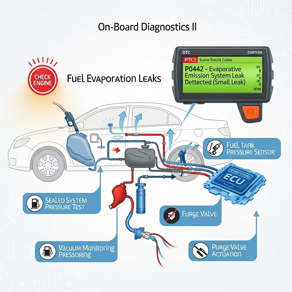 How OBD2 Helps Detect Fuel Evaporation Leaks