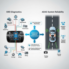 How OBD Diagnostics Support ADAS System Reliability