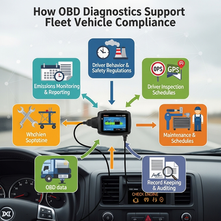 How OBD Diagnostics Support Fleet Vehicle Compliance
