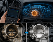 How OBD2 Helps Detect Engine Throttle Body Contamination