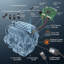 How OBD Diagnostics Help Detect Vacuum System Leaks