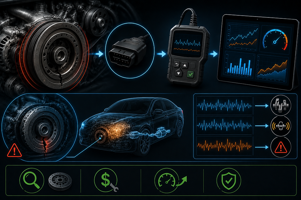 How OBD2 Helps Detect Engine Harmonic Balancer Problems