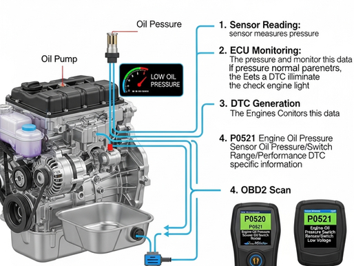 How OBD2 Helps Detect Engine Oil Pressure Issues
