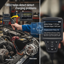 How OBD2 Helps Detect Alternator Charging Problems