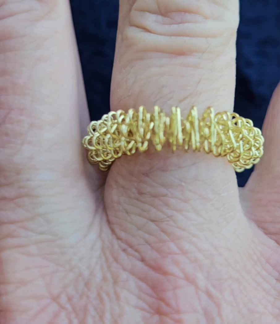 Thumbnail: Spikey finger ring