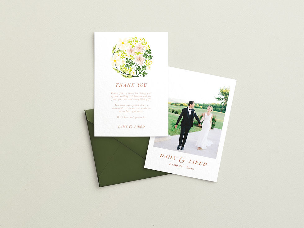 Cosmos - Thank You Card