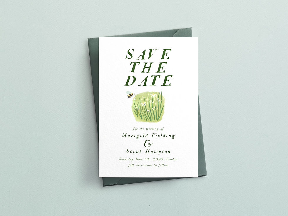 Verdant Trail - Save The Date Card