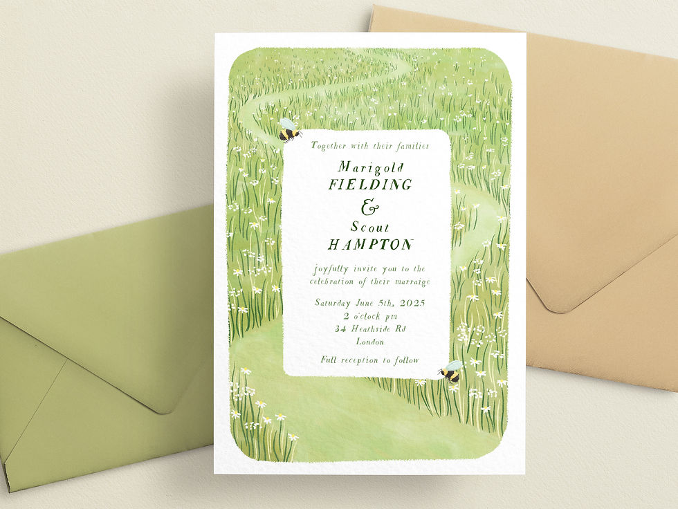 Verdant Trail - Wedding Invitation