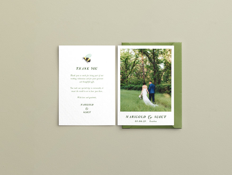 Verdant Trail - Thank You Card