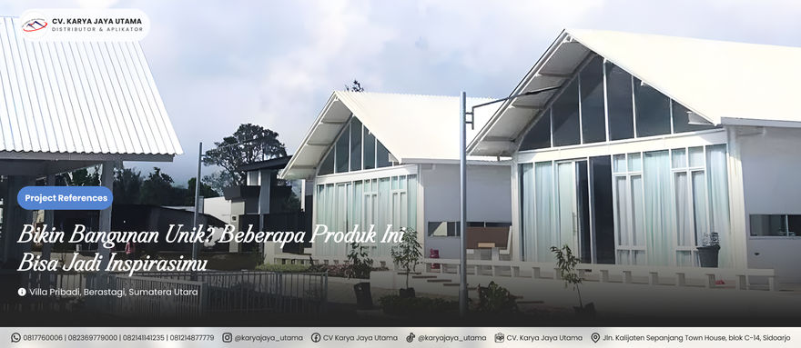 Bikin Bangunan Unik? Beberapa Produk Ini Bisa Jadi Inspirasimu