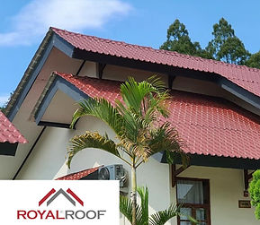 Genteng uPVC Royal Roof untuk villa pribadi bandung 