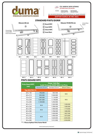 harga pintu wpc duma