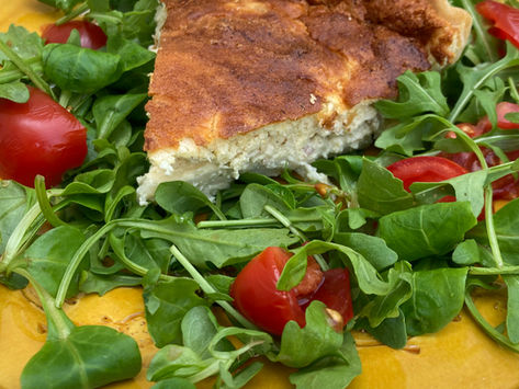 Quiche façon Cheese-cake salé