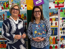 Autoras da Coleção Imaginação e Arte visitam o Instituto São José em ação do projeto Construindo Leitores