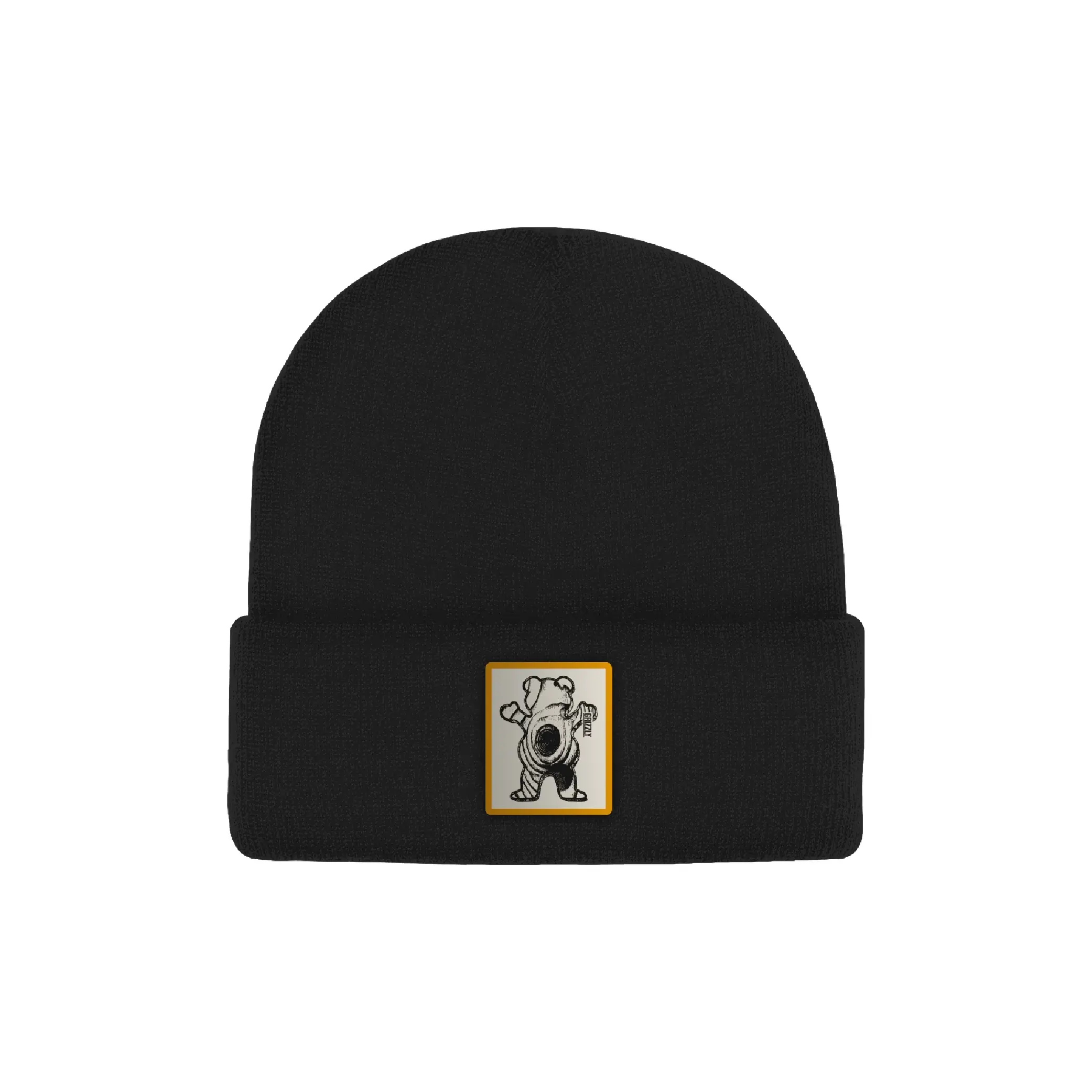 BEANIE GRIZZLY REDWOOD FOREST BLACK