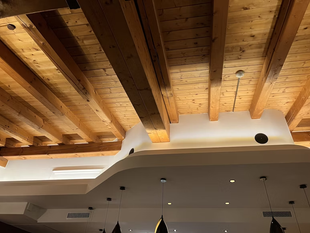 invisible mounting for oak beams